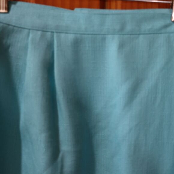 Kasper Vintage Blue Skirt Suit 10 - Picture 9 of 16